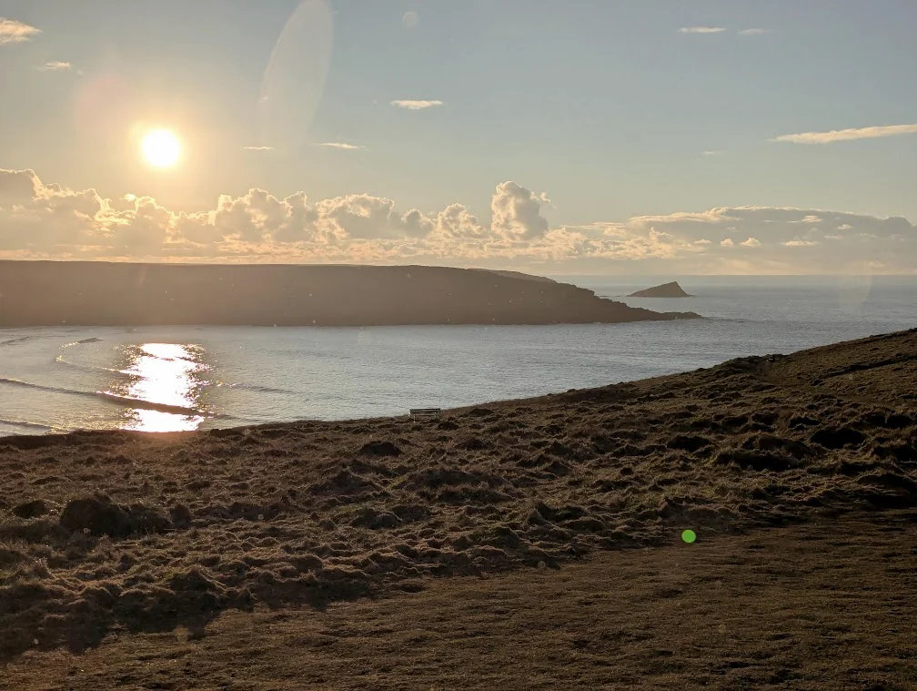 The Cornish coastline